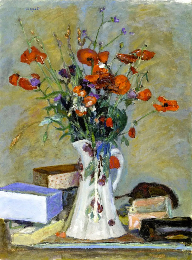 Coquelicots et graminées - Pierre Bonnard