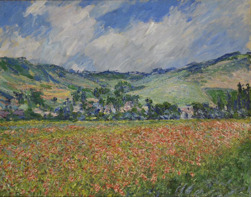 Champ de coquelicots, environs de Giverny W999 – Claude Monet