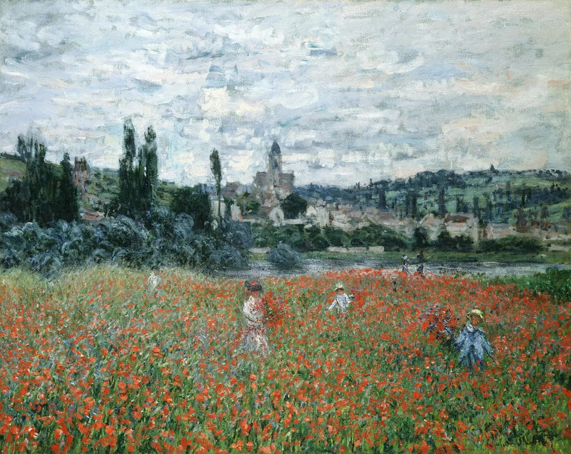 Champ de coquelicots près de Vétheuil W536 – Claude Monet