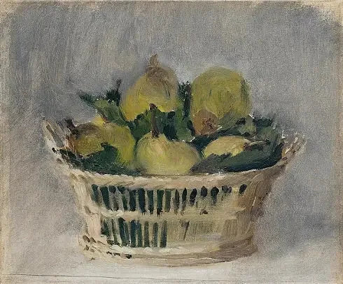 Corbeille de poires - Édouard Manet