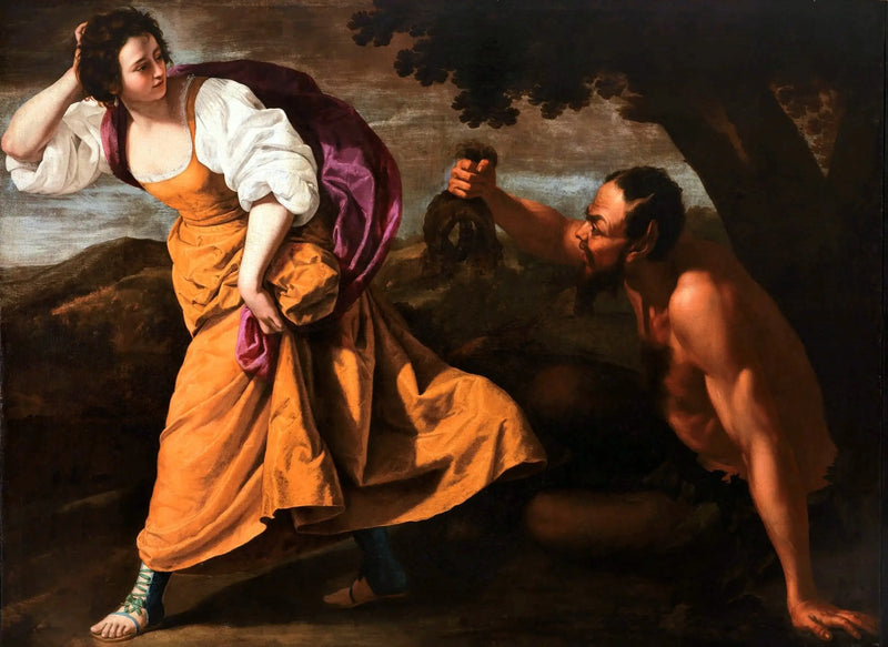 Corisca et le Satyre - Artemisia Gentileschi