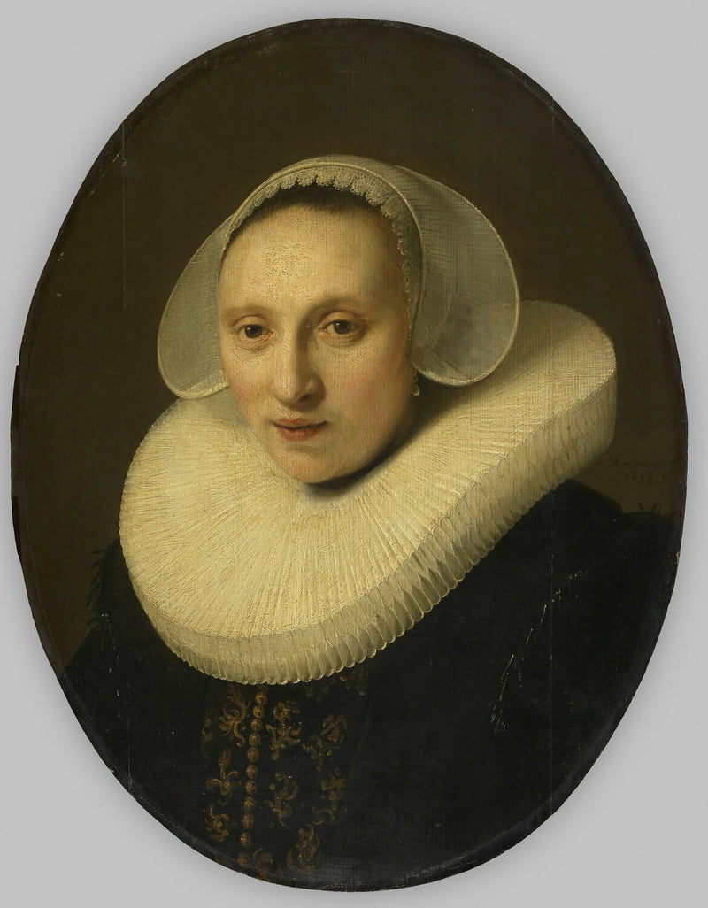 Portrait de Cornélia Pronck – peintre néerlandais anonyme, vers 1631