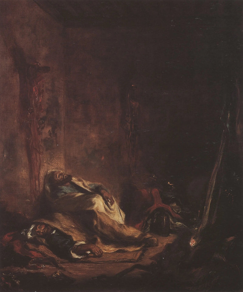 Corps de garde à Meknès - Eugène Delacroix
