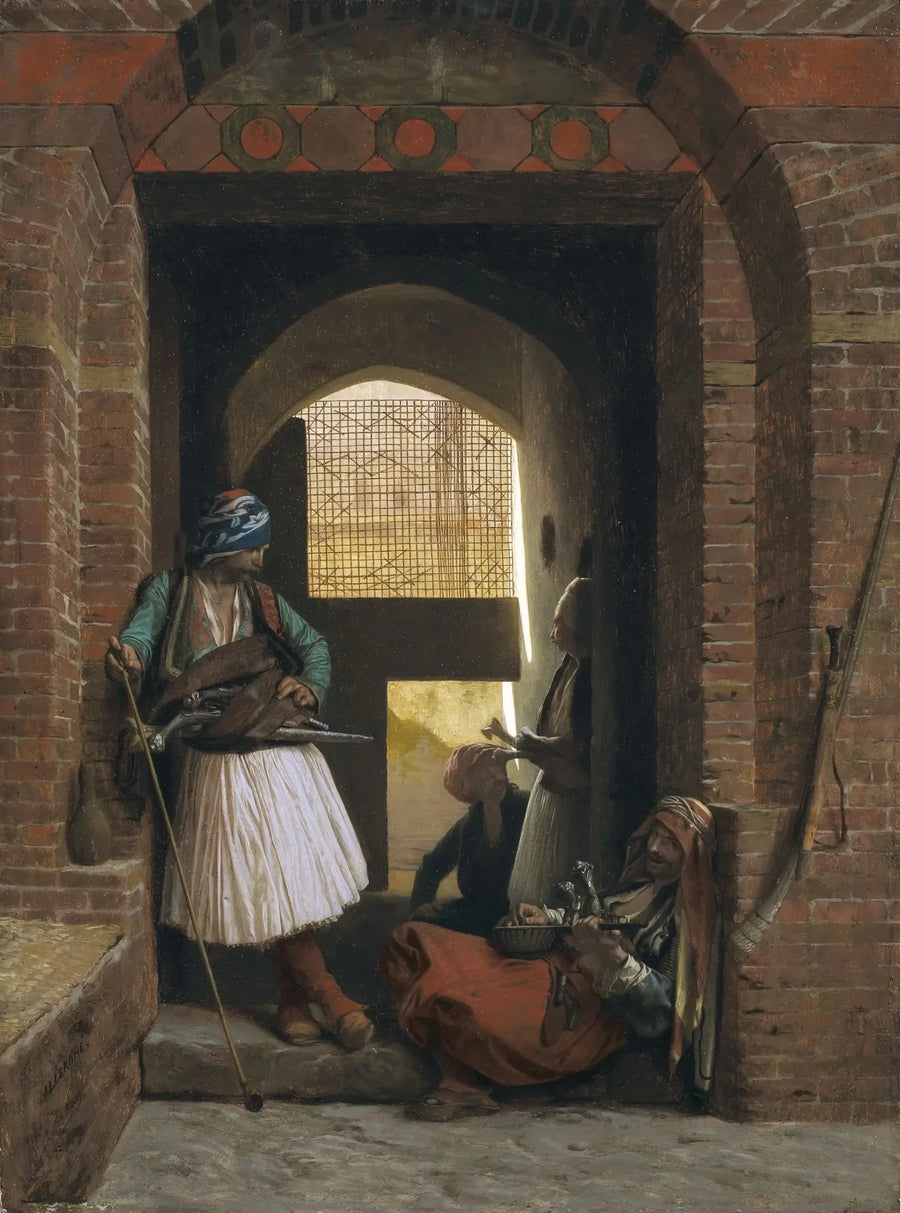 Corps de garde d'arnautes au Caire - Jean-Léon Gérôme