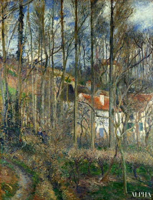 Côte des Bœufs à L'Hermitage, Pontoise - Camille Pissarro - Reproductions de tableaux et peintures haut de gamme