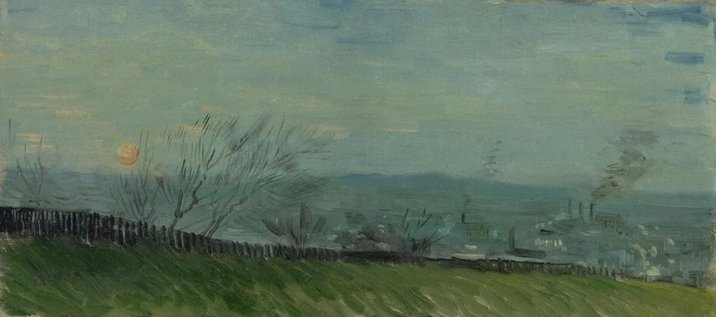 Coucher de soleil à Montmartre - Vincent van Gogh