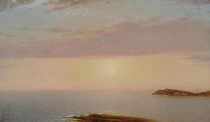 Coucher de soleil - John Frederick Kensett