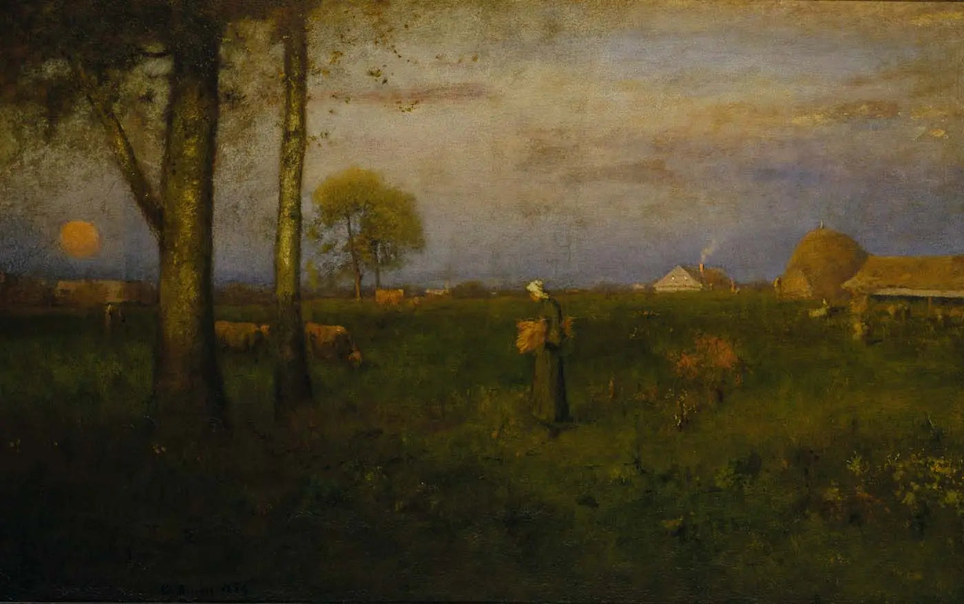 Coucher - George Inness - Alpha Reproduction
