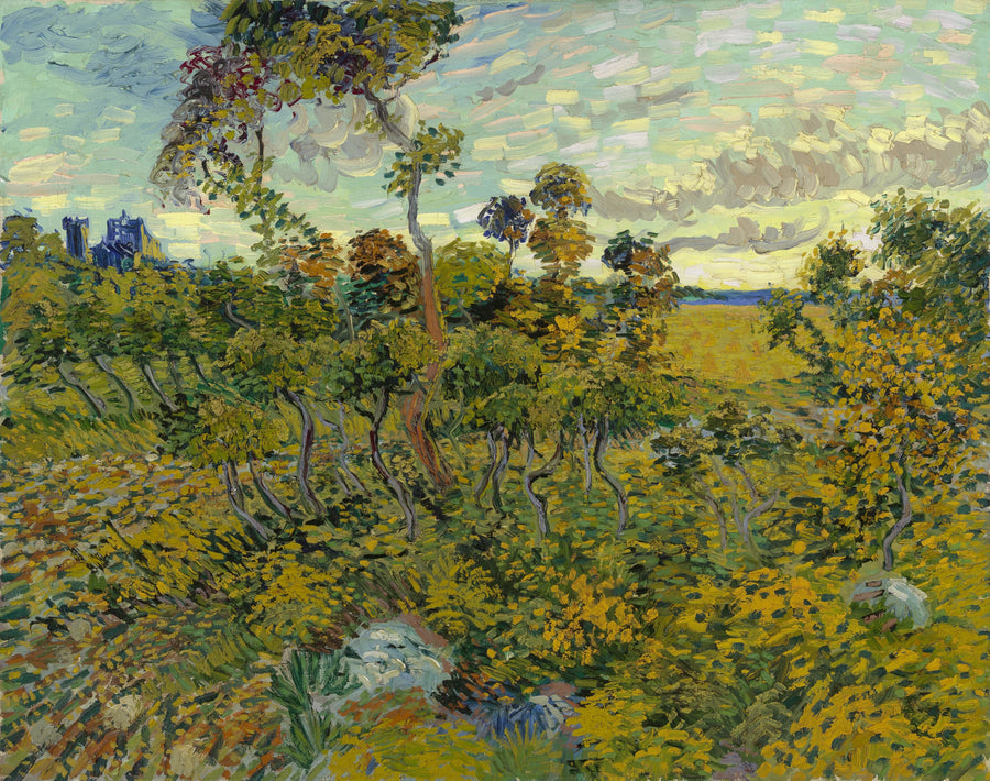 Coucher de soleil à Montmajour – Van Gogh
