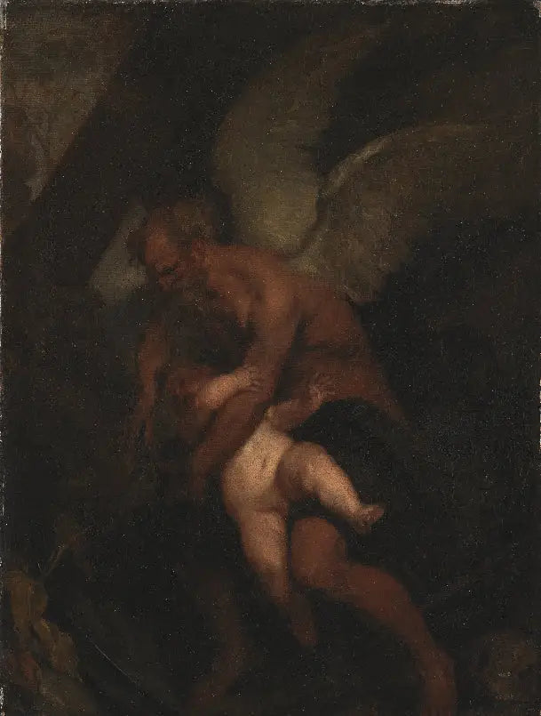 Couper le temps avec les ailes de Cupidon - Antoine van Dyck
