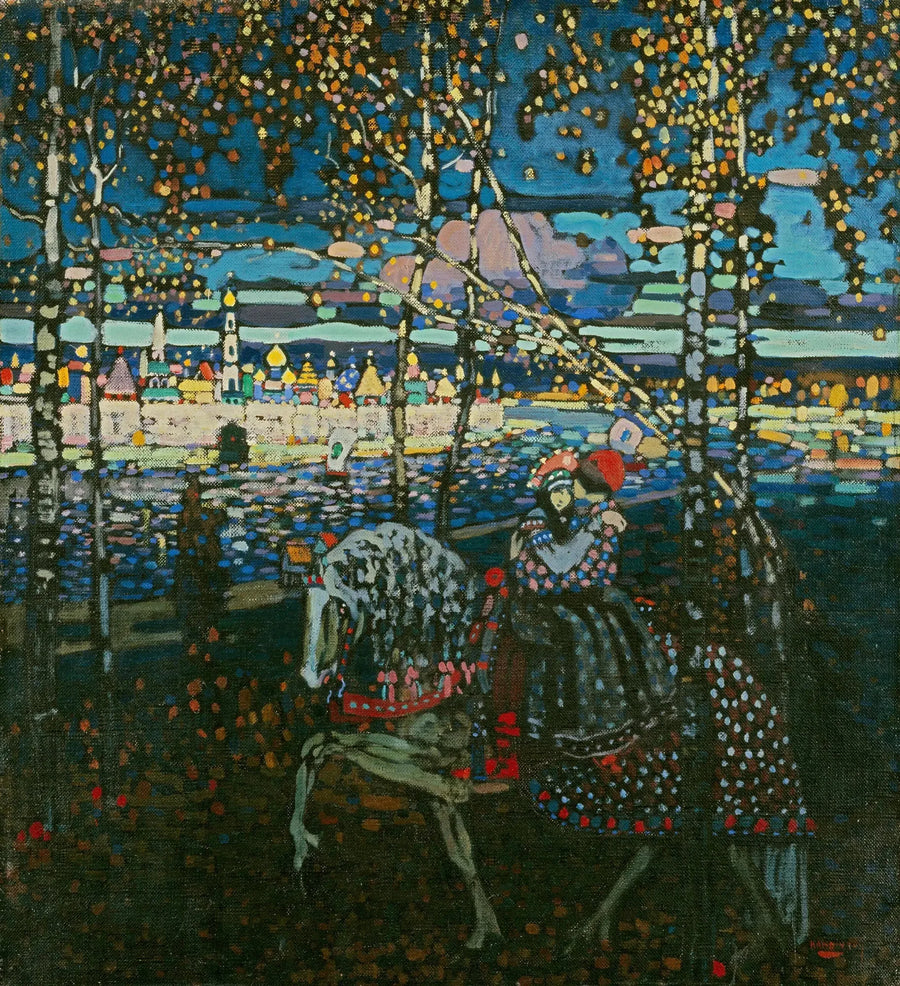Couple à cheval - Vassily Kandinsky