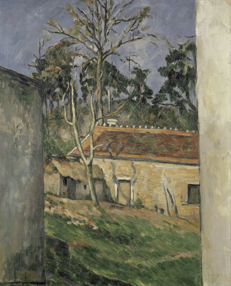 Cour de ferme à Auvers - Paul Cézanne