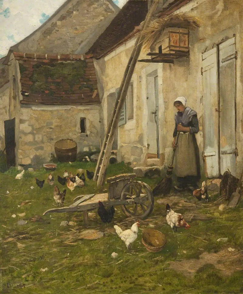 Cour de ferme - Jean-François Millet