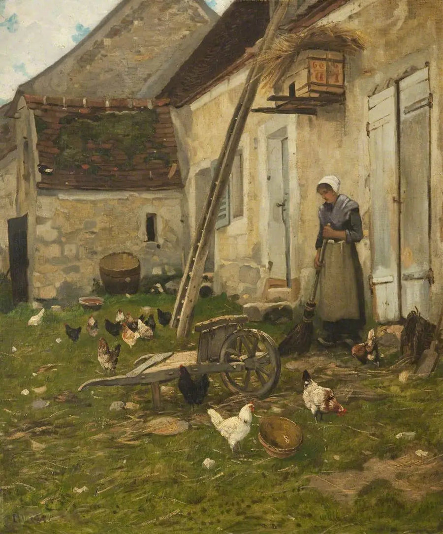 Cour de ferme - Jean-François Millet
