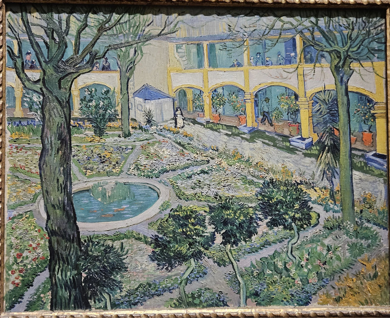 La Cour de l’hôpital d’Arles, F519 – Van Gogh