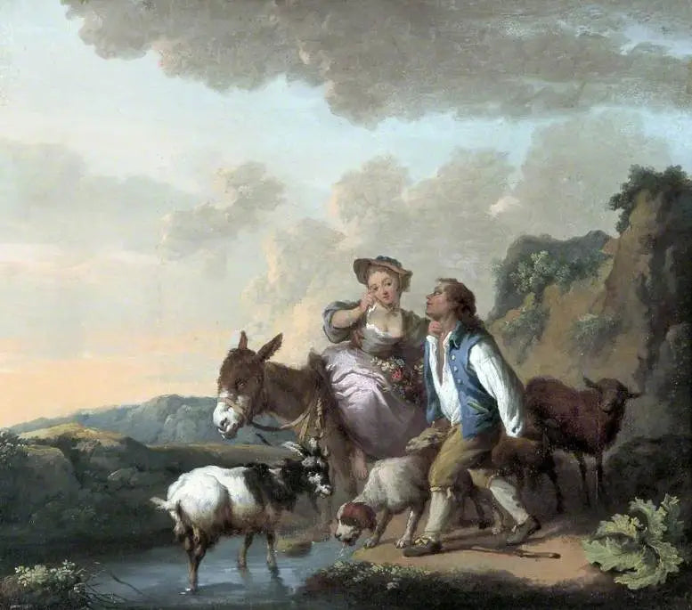 Cour rustique - François Boucher - Alpha Reproduction