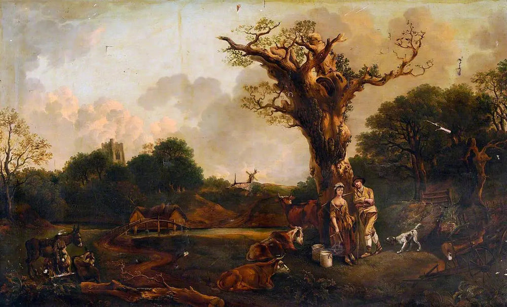 Cour rustique - Thomas Gainsborough - Alpha Reproduction