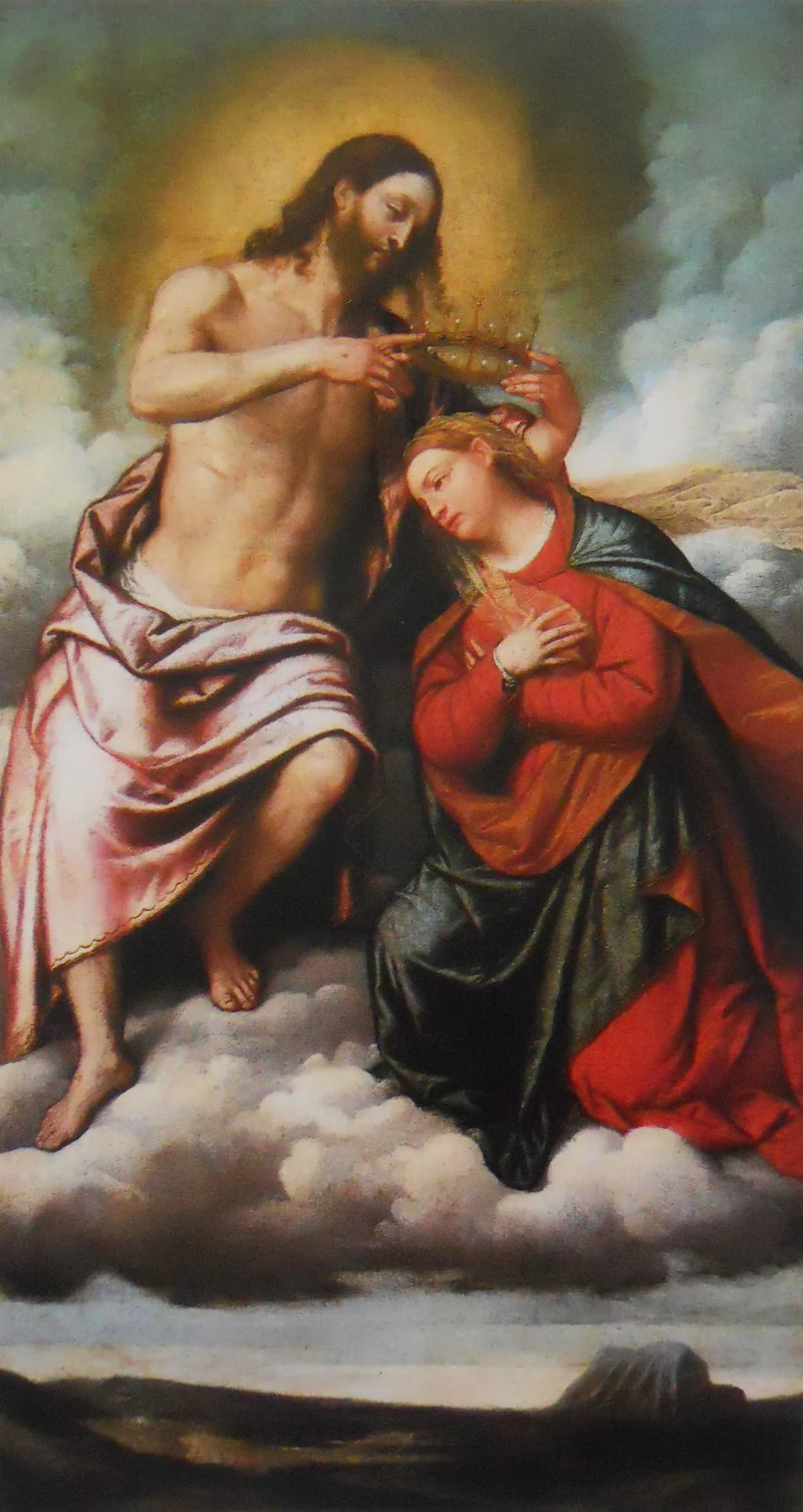Couronnement de la Vierge - Alessandro Bonvicino