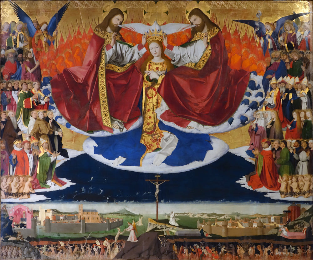 Couronnement de la Vierge - Enguerrand Quarton - Alpha Reproduction
