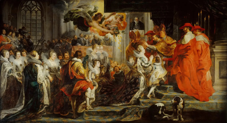 Couronnement de Marie de Médicis le 13 mai 1610 - Peter Paul Rubens