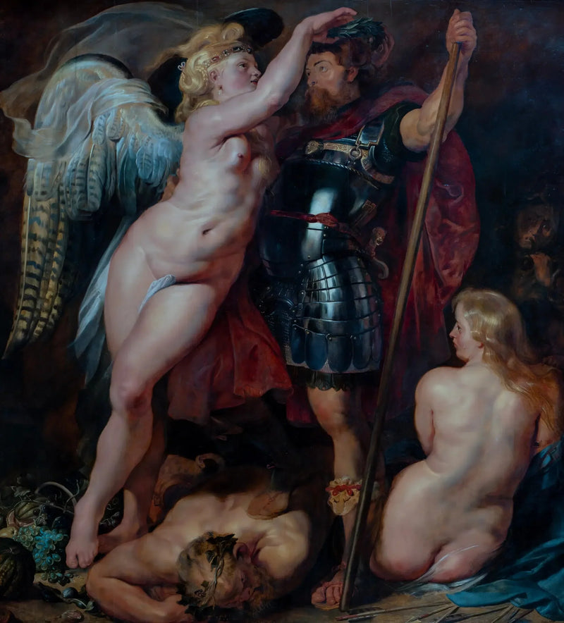Couronnement du héros - Peter Paul Rubens