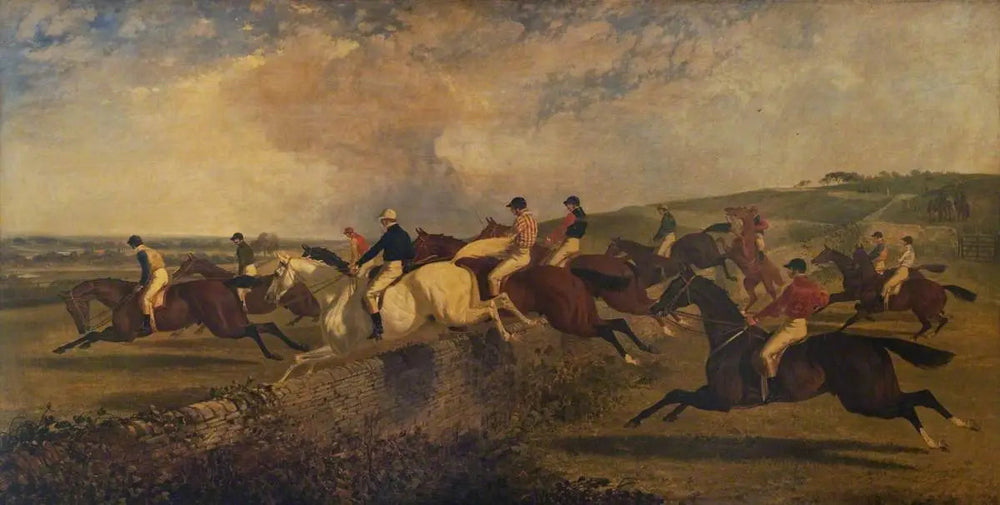 Course d'obstacles de Punchestown - John Frederick Herring, Sr. image 1 reproduction d’œuvre d’art à l’huile