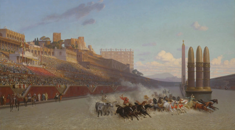 Course de chars - Jean-Léon Gérôme