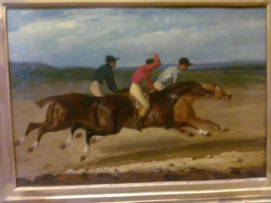 Course de chevaux montés - Théodore Géricault