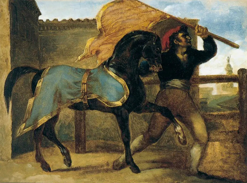 Course de chevaux - Théodore Géricault