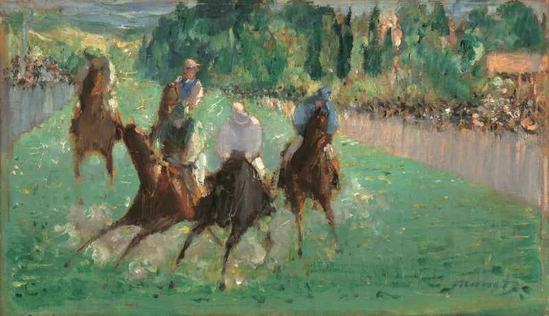 Courses à Longchamp - Édouard Manet