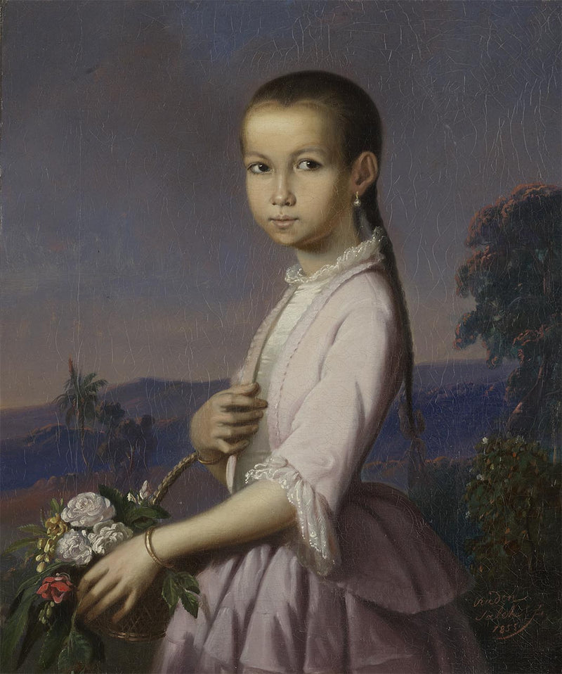 Portrait de Betsy Teengs - Raden Saleh