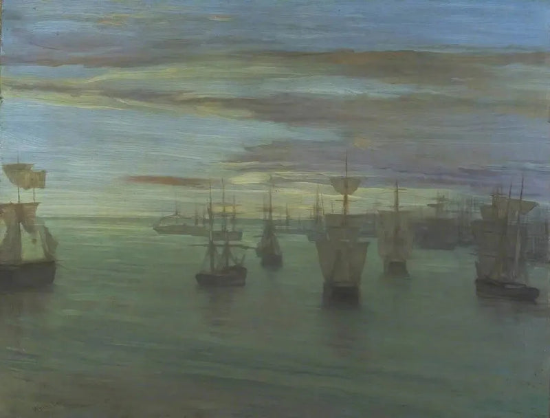 Crépuscule couleur chair et vert : Valparaiso - James Abbott McNeill Whistler