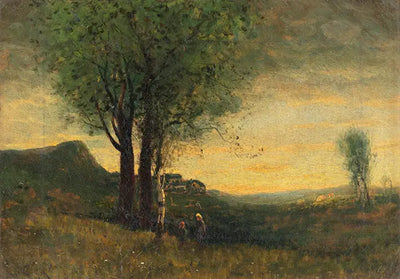 Crépuscule - Jean-Baptiste Camille Corot - Alpha Reproduction