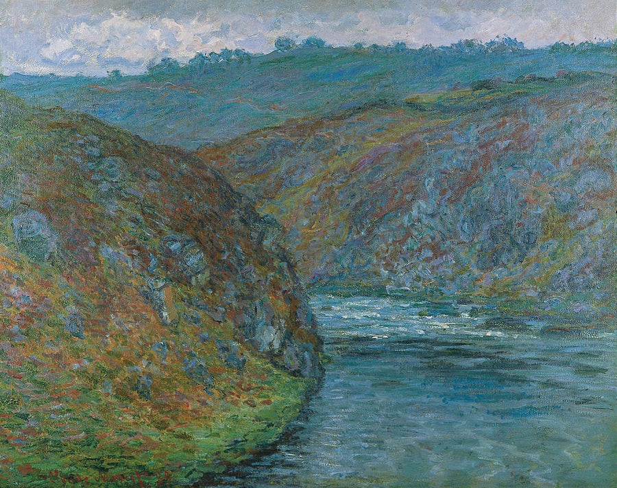 Les Eaux semblantes, temps sombre W1224 – Claude Monet