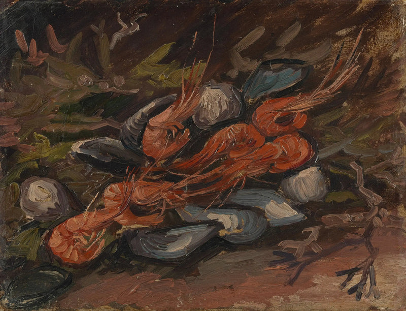 Crevettes et moules - Vincent van Gogh