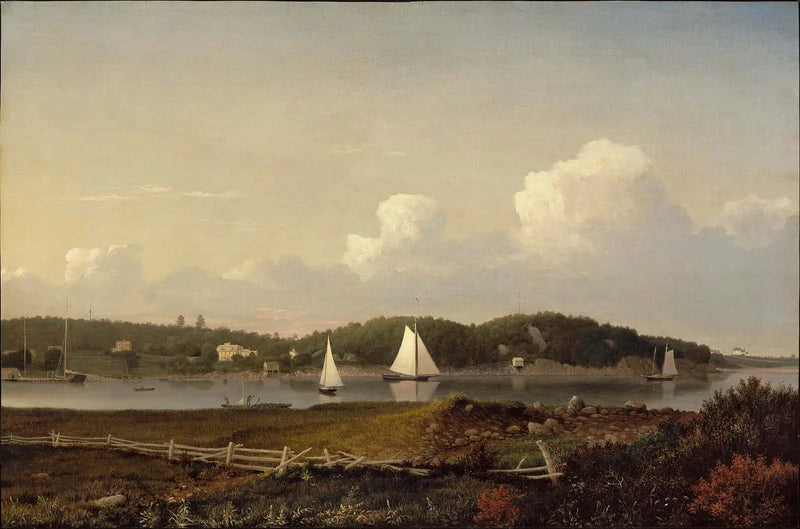 Crique d'eau douce depuis Dolliver's Neck, Gloucester - Fitz Henry Lane