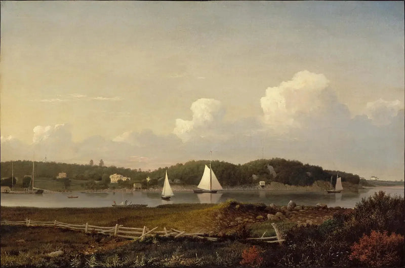 Crique d'eau douce depuis Dolliver's Neck, Gloucester - Fitz Henry Lane
