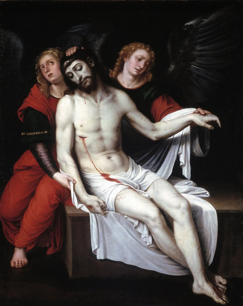 Cristo muerto sostenido por dos ángeles - Francisco Ribalta