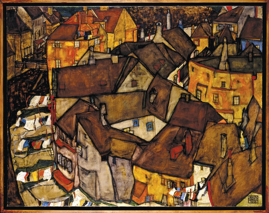 Croissant de Maisons (La petite Cité V) - Egon Schiele