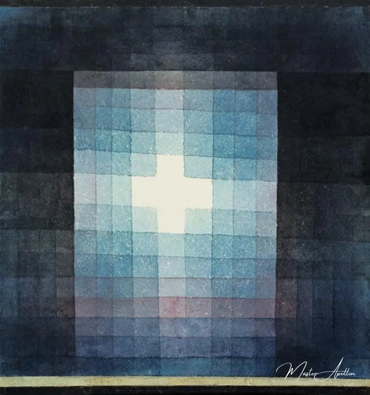 Croix de tombe chrétienne - Paul Klee - Reproductions de tableaux et peintures haut de gamme