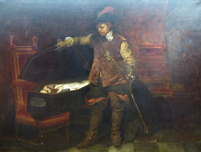 Cromwell et Charles Ier - Paul Delaroche - Alpha Reproduction