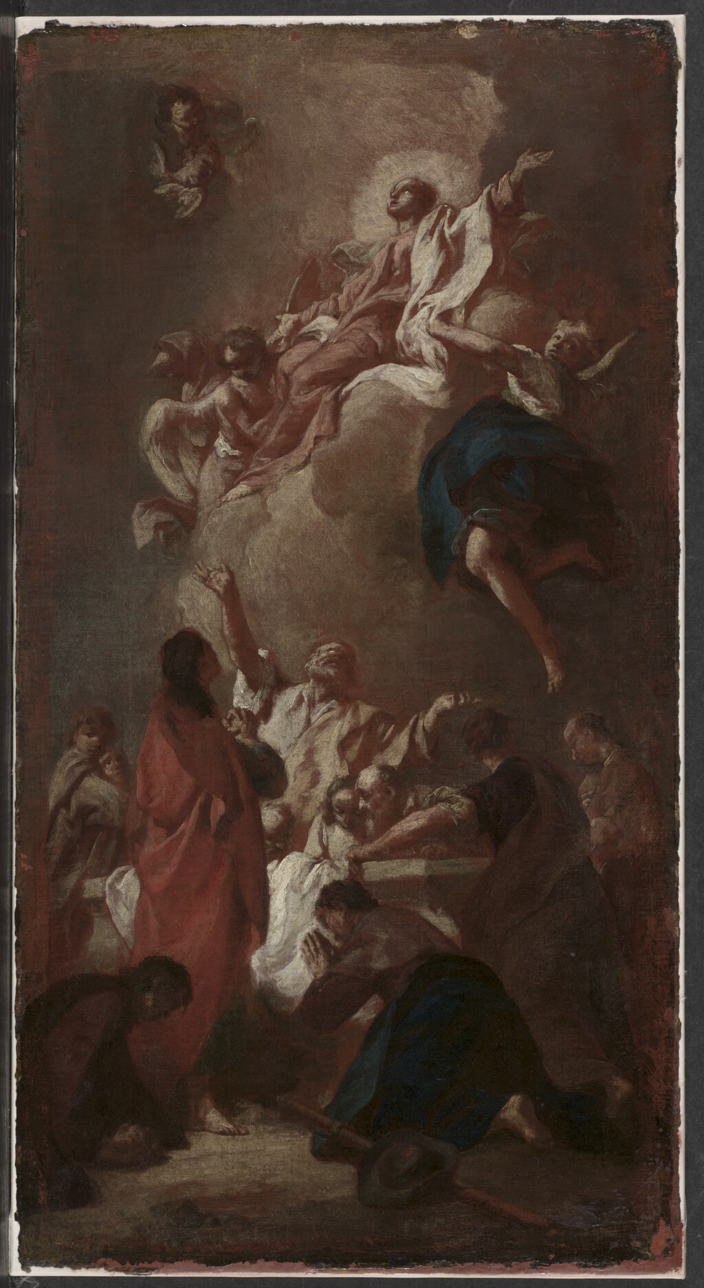 Croquis pour « L'Assomption de la Vierge » (pour Saint-Jacques, Zbraslav, près de Prague) ? - Giovanni Battista Piazzetta