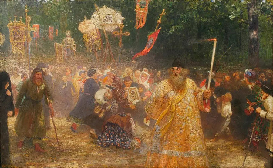 Crucession en bois de chêne - Ilya Repin