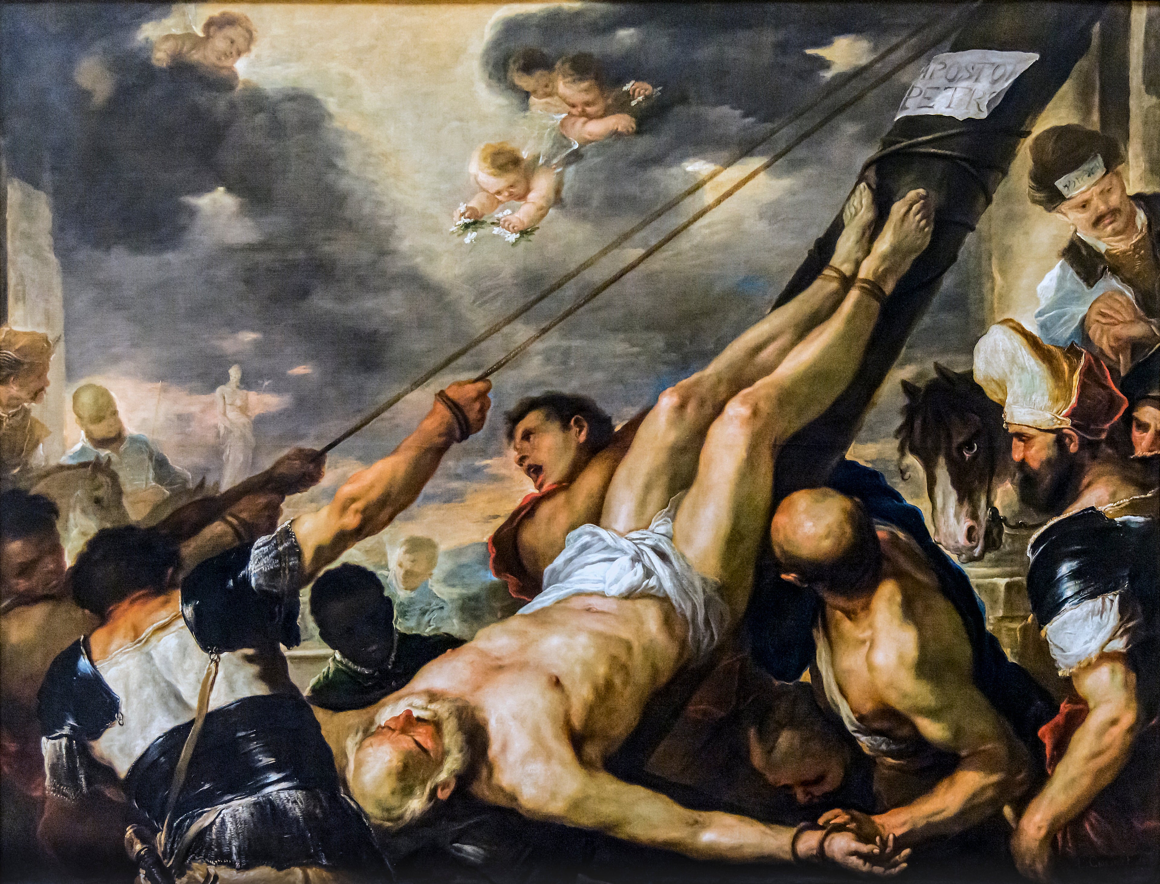 Crucification de saint Pierre - Luca Giordano