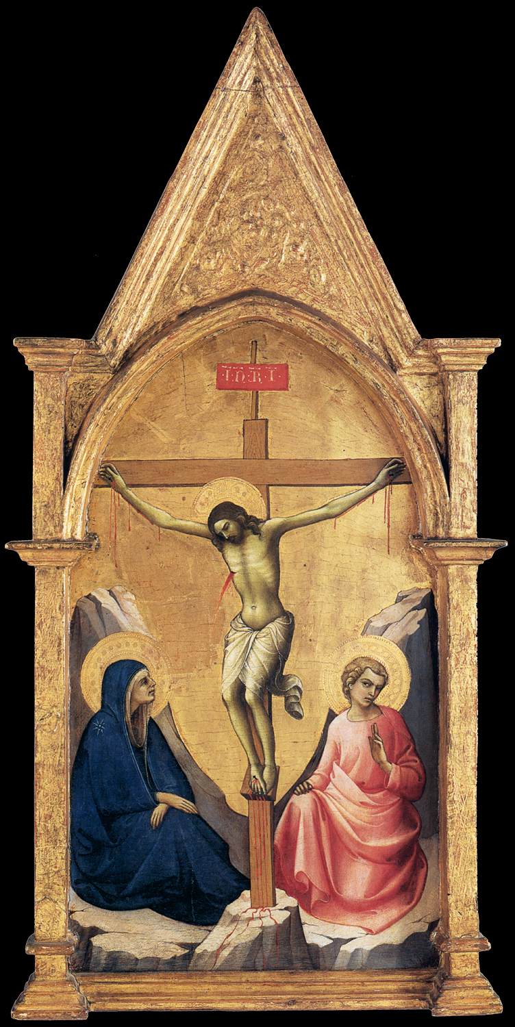 Crucifixion avec la Vierge Marie et Saint Jean - Lorenzo Monaco
