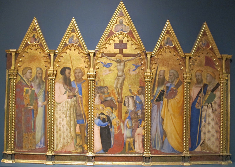 Crucifixion avec les saints - Bernardo Daddi