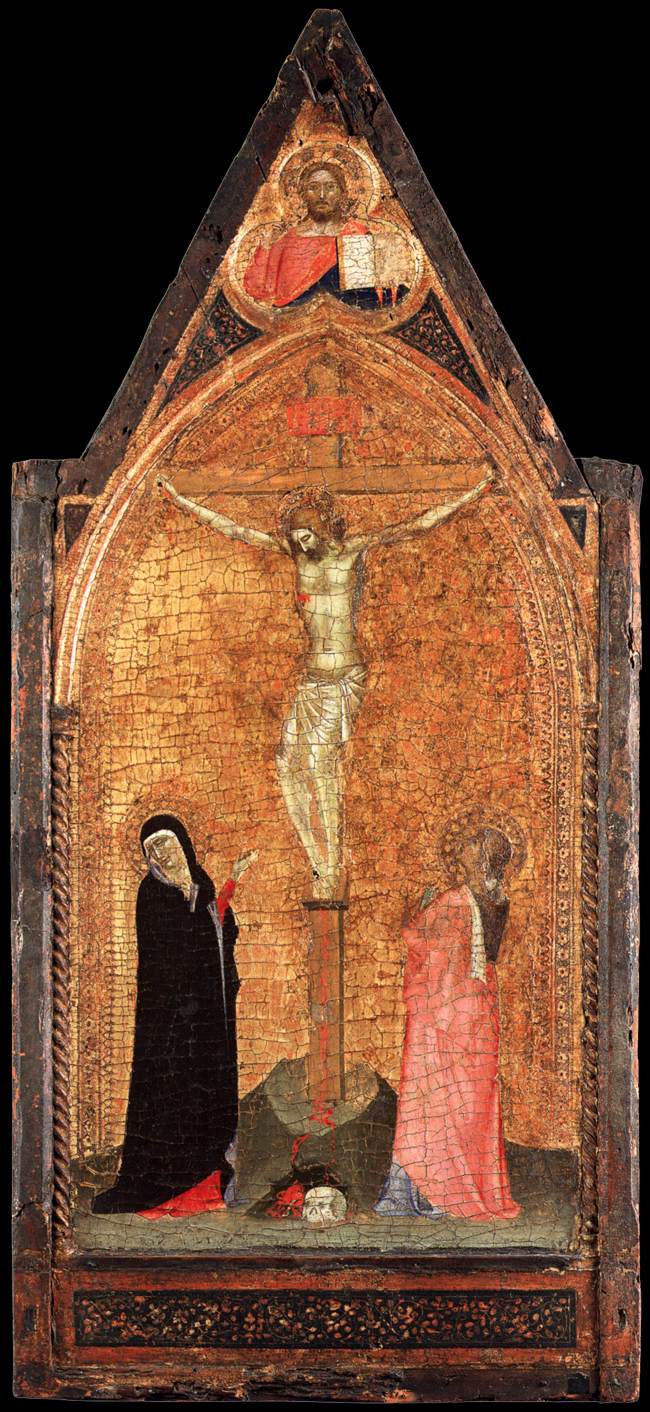 Crucifixion et bénédiction du Christ - Bernardo Daddi