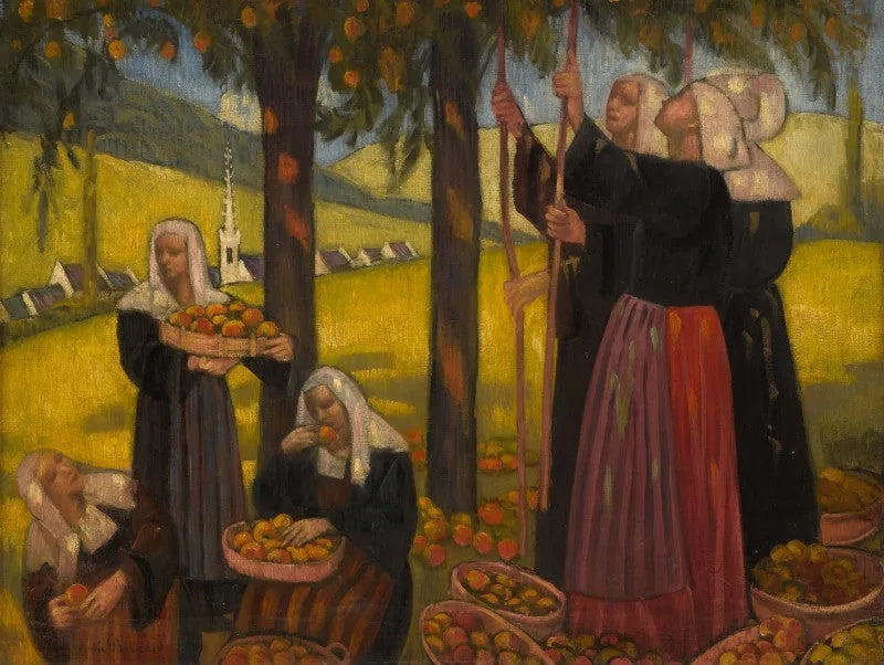 cueilleurs de pommes gaulois - Émile Bernard