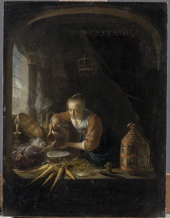 La Cuisinière hollandaise - Gerard Dou