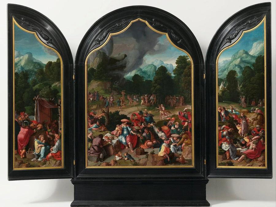 Culte du veau d'or - Lucas van Leyden